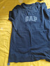 蓋璞（GAP）男女裝春季款棉質字母logo短袖T恤常規上衣美版570044 曬單實拍圖