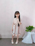 拙拙豬童裝女童格子裙子兒童小女孩時(shí)髦洋氣連衣裙夏裝長(zhǎng)裙過膝夏天衣服 卡粉色 140 曬單實(shí)拍圖