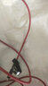 能適安卓數(shù)據(jù)線充電線適用華為小米oppo紅米榮耀快充老款梯形接口通用Micro充電器臺燈耳機1.5米紅色 曬單實拍圖
