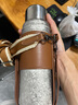 容山堂雙層純鈦保溫杯大容量燜茶壺悶茶杯茶水分離水杯伴手禮物保冷杯 便攜純鈦大冰花水杯-冰川銀600 曬單實拍圖
