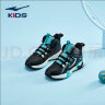 鸿星尔克（ERKE）童鞋男童炫酷环形设计篮球鞋儿童运动鞋63122304051正黑/水绿31 实拍图