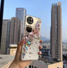 丁域適用華為pocket2手機殼新款透明閃鉆鉆石蝴蝶p50pocketS折疊屏保護套P50寶盒防摔網(wǎng)紅女ins風 透明PC鉆石蝴蝶【現(xiàn)貨】 華為Pocket2 曬單實拍圖