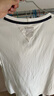 馬登女裝新疆棉瘦瘦Tee美高純色V領(lǐng)正肩短袖T恤修身顯瘦內(nèi)搭天絲上衣 米白色 【白月光/女士t恤/高端洋氣/女裝夏季】 L （105-120斤） 曬單實(shí)拍圖