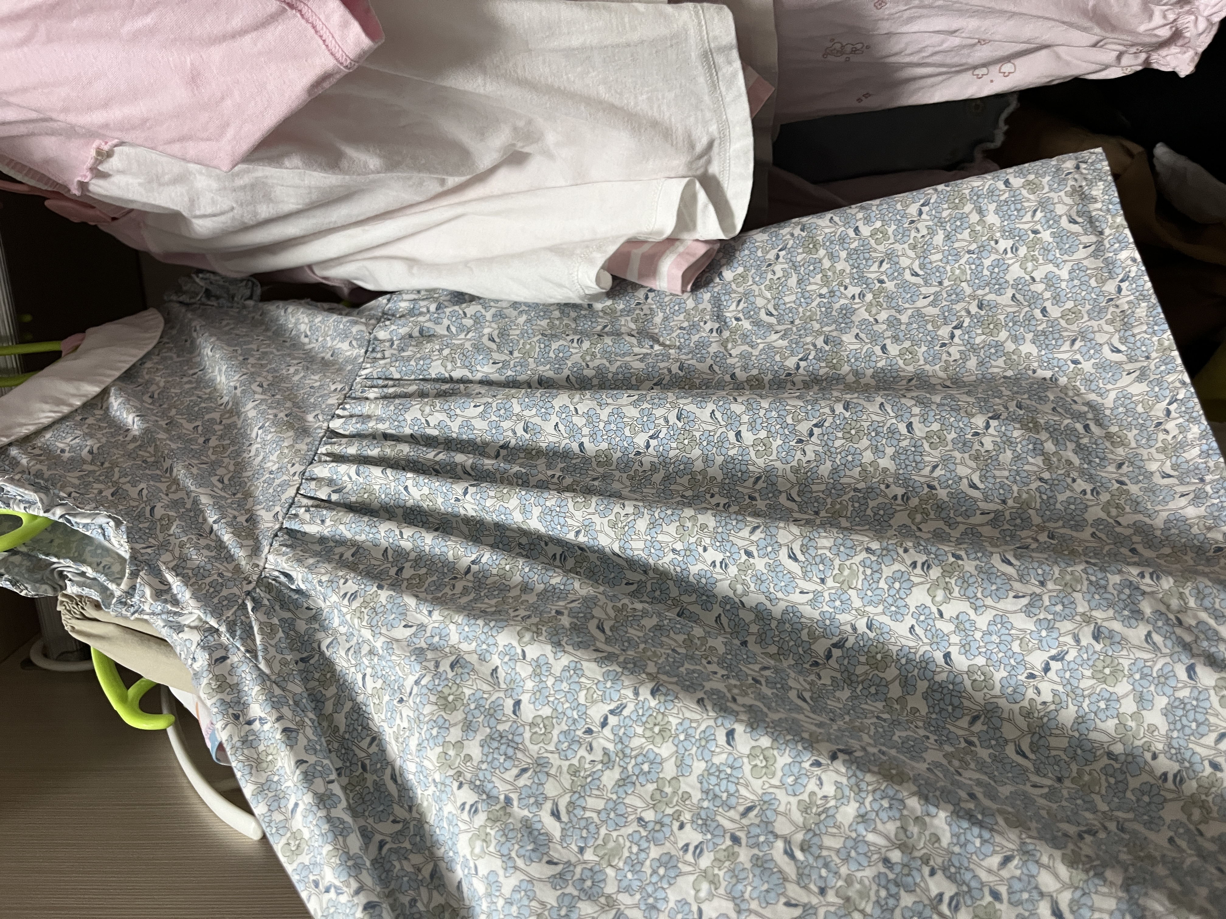 戴維貝拉（DAVE＆BELLA）女童棉連衣裙夏裝兒童洋氣碎花裙寶寶A類裙子 曬單實拍圖
