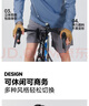 名創優品（MINISO）男士長袖t恤春夏季速干防曬半拉鏈立領打底衫上衣男款Z 淺灰 L 曬單實拍圖
