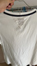 馬登女裝新疆棉瘦瘦Tee美高純色V領(lǐng)正肩短袖T恤修身顯瘦內(nèi)搭天絲上衣 米白色 【白月光/女士t恤/高端洋氣/女裝夏季】 L （105-120斤） 曬單實(shí)拍圖