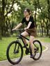 ICOLOUR山地自行車男女款變速青少年越野單車新型省力公路上班代步通勤車 頂配-鋼架輻條-消光灰【升級減震+加厚軟座】 26英寸【建議身高160-180cm】 21速【新手入門】 曬單實拍圖