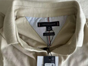 Tommy Hilfiger26春夏新款男裝珠地棉潮流多色商務休閑純色正肩翻領短袖T恤POLO 【純色修身】卡其色ACI L 曬單實拍圖