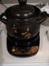 一壺百飲 電砂鍋煲湯鍋電燉鍋 大容量陶瓷砂鍋煲湯插電燉砂鍋煲粥神器嬰兒煮粥鍋電湯煲寶寶粥鍋燉燕窩 3L 煲(RS)+黑底座A 曬單實(shí)拍圖