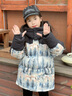 高梵黑金兒童鵝絨服戶(hù)外機能中長(cháng)款鵝絨滑雪服官方男女童加厚羽絨服暖 挪威森林 130 曬單實(shí)拍圖