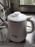 安博尔 电热水壶家用电水壶烧水壶便捷0.8L电烧水壶小型煲水壶304不锈钢小长嘴手冲咖啡壶功夫泡茶壶 HB-K023B 白色 0.8L 实拍图
