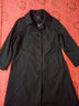 顏域長(cháng)款流行風(fēng)衣女秋冬裝2025新款百搭單排扣氣質(zhì)女式外套 黑色 L 曬單實(shí)拍圖