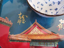 希爾（SHALL） 希爾國潮八角托盤家用放茶杯中國風創(chuàng)意客廳茶盤長方盤托盤擺件 八角長方盤-黛綠 曬單實拍圖