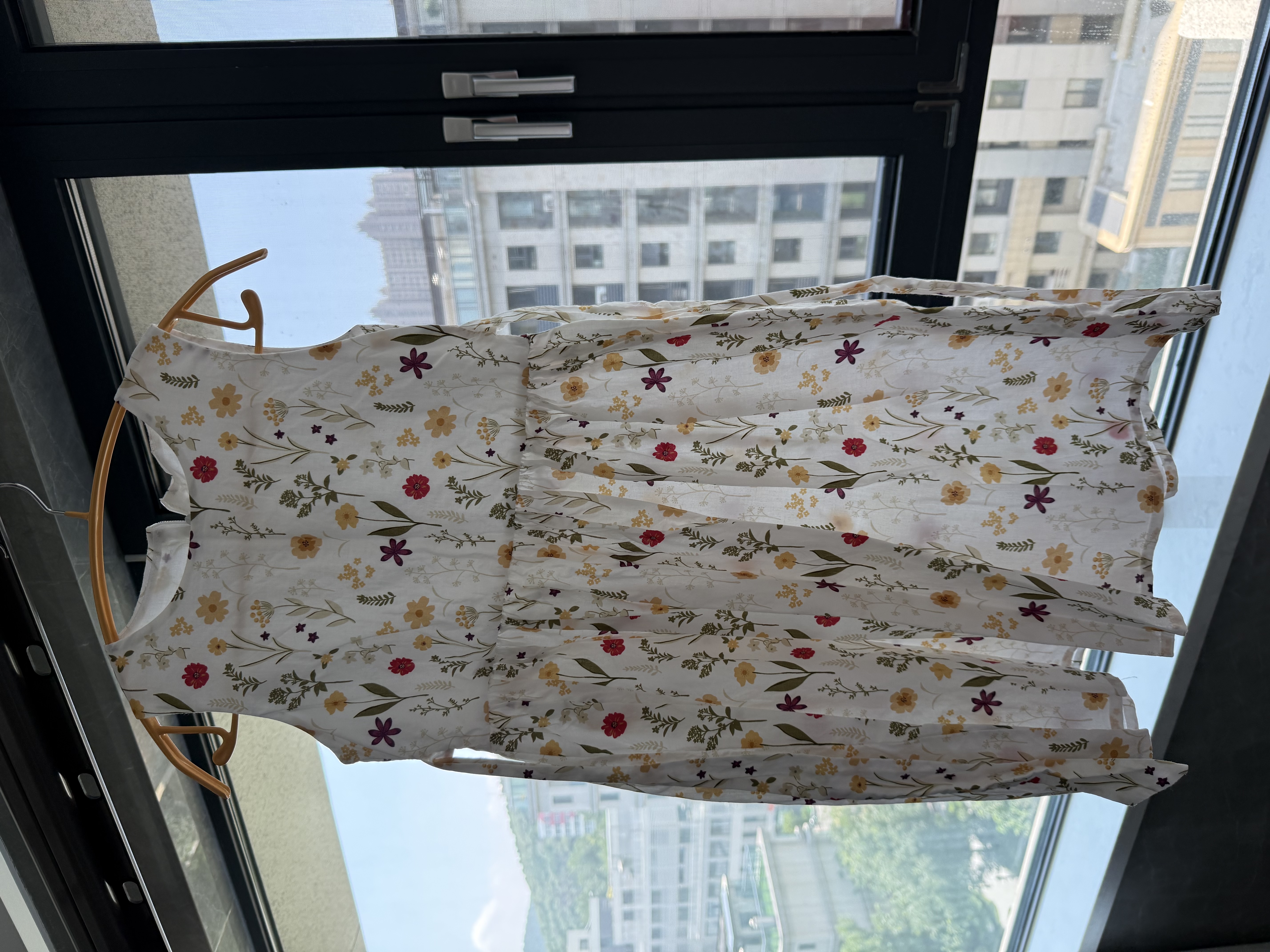 G.duck中大女童連衣裙夏季2026新款兒童純棉碎花無袖背心裙子洋氣棉布裙 碎花裙子無袖 140 cm 曬單實拍圖