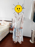 喜詩萊（CESLAY）2026新款夏季套裝女生新中式國風漢服旗袍漢元素雪紡裙女裝兩件套 白色上衣+半身裙 兩件套 L 建議100-120斤 曬單實拍圖