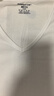 三槍V領T恤男[7A原紗抗菌]純棉羅紋彈力百搭短袖基礎打底汗衫(2枚裝） 曬單實拍圖