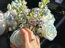 DR莫桑石鉆戒扭臂初雪之吻心形六爪求婚訂婚結婚戒指女士生日禮物 50分莫桑PT950鉆戒/D級 閉口(備注戒號) 曬單實拍圖
