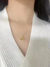 DAVA奧特萊斯清倉(cāng)特價(jià)18K金童話木馬項(xiàng)鏈輕奢感鎖骨鏈頸飾女配飾 131童話小木馬項(xiàng)鏈 曬單實(shí)拍圖