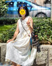 妙奕嘉法式吊帶連衣裙女氣質(zhì)純欲裙子夏天新款海邊無(wú)袖背心長(zhǎng)裙顯瘦遮肚 無(wú)袖背心連衣裙【杏色】 XL 【建議110-130斤】 曬單實(shí)拍圖