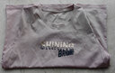 嬌鼎【商場(chǎng)同款】夏季新品短袖刺繡T恤女粉色字母上衣CJEJ205 顯白粉色 XL 曬單實(shí)拍圖