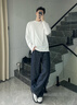 森馬（Semir）商場同款|長袖T恤男秋速干涼感套頭服2026小寬松上衣101926101101 曬單實拍圖
