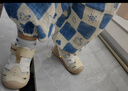 全棉時代嬰兒衣服新生兒柔感保暖套裝秋季寶寶護肚長袖衣服  黃+地圖80碼 曬單實拍圖