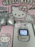 馬克圖布hello kitty觸屏耳機屏幕無線藍牙三麗鷗聯名凱蒂貓實 kitty手機造型屏幕耳機-銀色升級版 曬單實拍圖