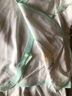 奇萌娃（qimengwa）新生嬰兒衣服全棉內衣套裝綁帶和尚服0-3個(gè)月初生寶寶連體衣爬服 無(wú)骨春秋款套裝湖藍色 2條 66 碼2-4個(gè)月左右 曬單實(shí)拍圖