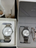 冠琴（GUANQIN）瑞士認證手表情侶表一對全自動(dòng)機械表防水商務(wù)情侶對表情人節禮物 精鋼白面一對 曬單實(shí)拍圖
