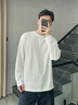 森馬（Semir）商場同款|長袖T恤男秋速干涼感套頭服2026小寬松上衣101926101101 曬單實拍圖