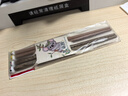 品喻（PINYU）筷子木筷 兒童筷分色筷天然家用紅檀木雞翅木筷 卡通動物筷子 曬單實拍圖