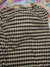 古今（GUJIN）新品純棉睡裙女家居服帶胸墊可外穿休閑大碼千鳥格睡衣裙子XL 曬單實拍圖