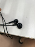 聯想（Lenovo）原裝耳機 有線耳機 半入耳式線控耳機帶麥克風二合一 手機筆記本電腦通用高清通話 亮黑色 曬單實拍圖
