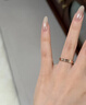 卡地亞（Cartier） 戒指 C de系列戒指情侶對戒男女結婚鉆戒 【七夕情人節送禮物】 3MM 18k玫瑰金 B4086400 保卡信息-隨機年份 51 曬單實拍圖