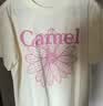 駱駝（CAMEL）【冰皮t神】短袖t恤衫女裝夏季新款小雛菊潮流寬松休閑棉感上衣 曬單實拍圖