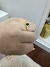 中國黃金（CHINA GOLD）黃金戒指女士足金999騰云碧玉戒指生日七夕情人節禮物送女友老婆 足金戒指金重約3.0g【甄選禮盒】 曬單實拍圖