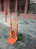 神錘加厚老虎車(chē)建筑工地人力手推斗車(chē)農用兩輪園林拉貨載貨拖車(chē)手推車(chē) 雙臂雙杠14寸實(shí)心輪 曬單實(shí)拍圖