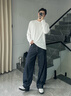 森馬（Semir）商場同款|長袖T恤男秋速干涼感套頭服2026小寬松上衣101926101101 曬單實拍圖