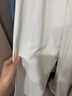 艾諾絲雅詩【商場同款】2026年夏季新款高腰新疆棉白色闊腿牛仔褲女50423243 白色 S 曬單實拍圖