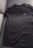 耐克男子速干短袖上衣夏季防曬訓(xùn)練針織NIKE UV HYVERSE DV9840 010黑/白 XL 曬單實拍圖