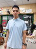 杉杉（FIRS）【冰絲速干】短袖T恤男POLO衫26新款高端彈力透氣抗菌工服裝上衣 曬單實拍圖