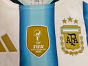 阿迪達斯（adidas）男世界杯球衣足球系列AFAHJSYD阿根廷主場球迷版短袖JM8396白色L 曬單實拍圖