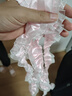 坤隨 雙層雪紗帶蕾絲絲帶花邊荷葉邊服裝輔料裝飾痛包diy禮品鮮花裝飾 【4cm*3m粉色】雙層褶皺花邊1條 曬單實拍圖