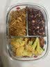 希樂扣Cilock耐熱玻璃飯盒上班族帶飯 微波爐加熱水果盒便攜餐盒保鮮盒 三分隔 曬單實拍圖