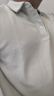 凡客誠品（VANCL）男士polo衫大碼寬松翻領上衣夏款重磅華夫格休閑短袖t恤 淺灰 2XL 曬單實拍圖