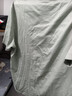JEEP SPIRIT吉普桑蠶絲短袖t恤男夏季薄款速干上衣短袖男士打底衫 淺綠 3XL 曬單實拍圖