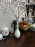 岸贊觀音菩薩凈水瓶觀音竹花瓶供佛觀音瓶玉凈瓶臘梅插花瓶小禪意 賞心觀音瓶-白瓷 曬單實(shí)拍圖