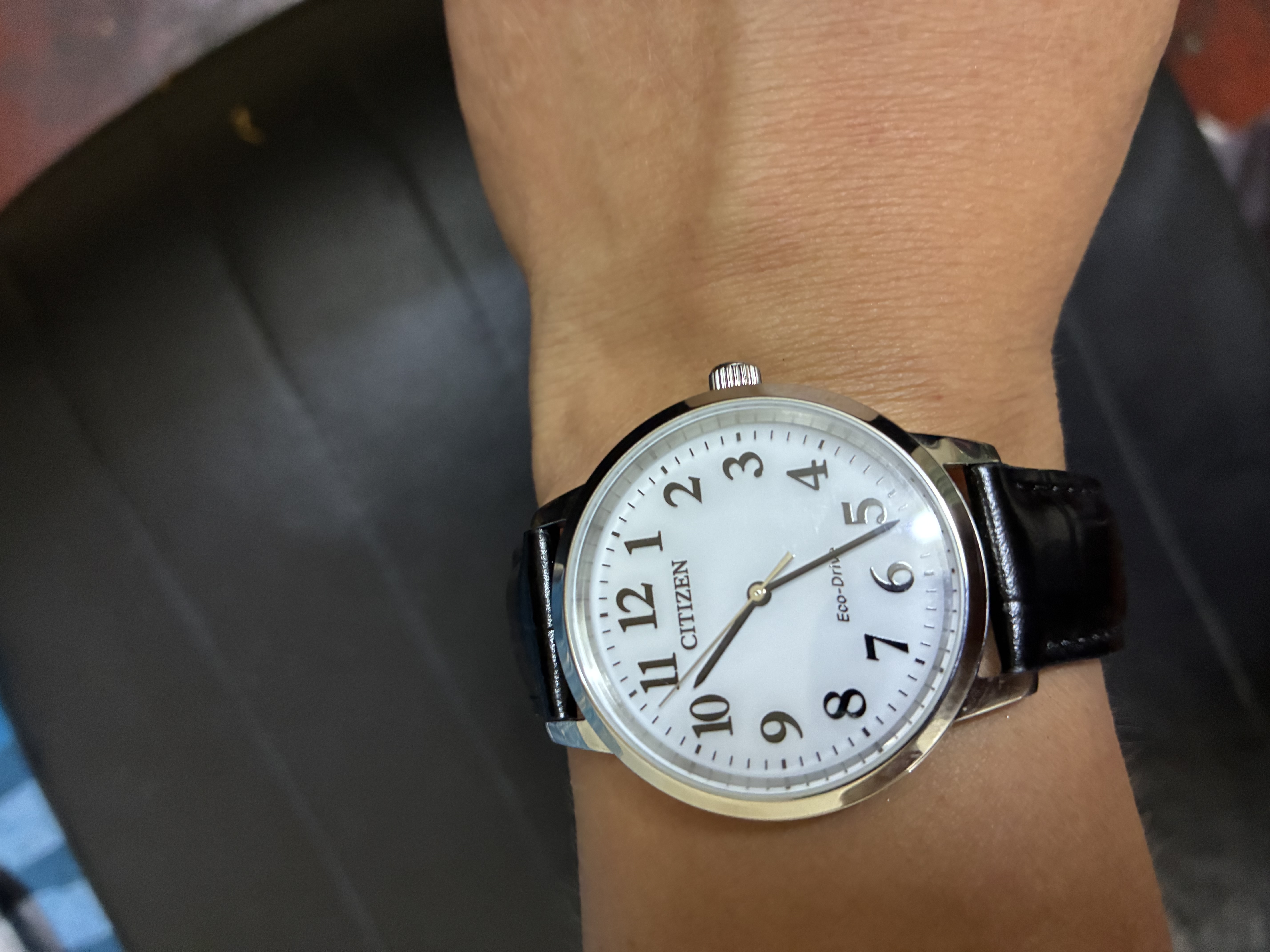 西鐵城（CITIZEN）手表男士光動能商務防水 BJ6541-15A 白色/黑色日本直郵 曬單實拍圖