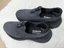 斯凱奇（Skechers）男鞋賴人鞋一腳蹬健步鞋軟底網(wǎng)面透氣閃穿鞋厚底減震休閑跑步鞋春 曬單實(shí)拍圖