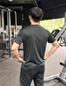 安踏（ANTA）冰絲速干衣男士t恤短袖男款2026夏季新款高端半袖青少年運動衣服 基礎黑（冰絲速干-肩膀標） 【90%用戶選擇】 L /175(120-140斤） 曬單實拍圖